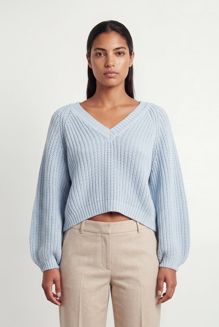 Pull Bleu - Taille L/40 de la marque Karma Koma | PARAD121359 - Vendu par Paradigme - Image 1