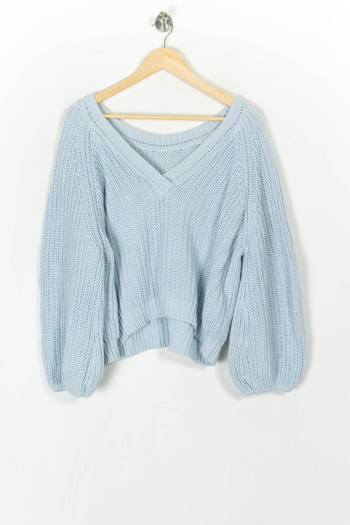 Pull Bleu - Taille L/40 de la marque Karma Koma | PARAD121359 - Vendu par Paradigme - Image 2