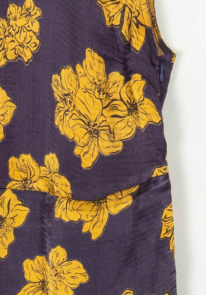 Combinaison Violette et Jaune - Taille M/38 de la marque American Vintage | PARAD121361 - Vendu par Paradigme - Image 3