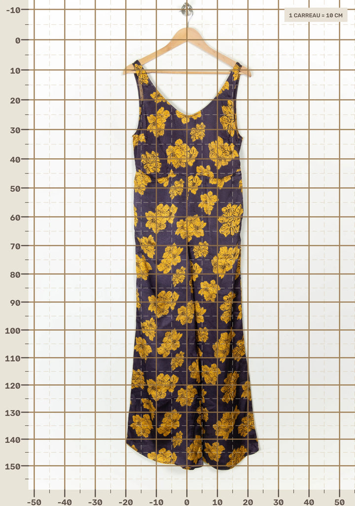 Combinaison Violette et Jaune - Taille M/38 de la marque American Vintage | PARAD121361 - Vendu par Paradigme - Image 4