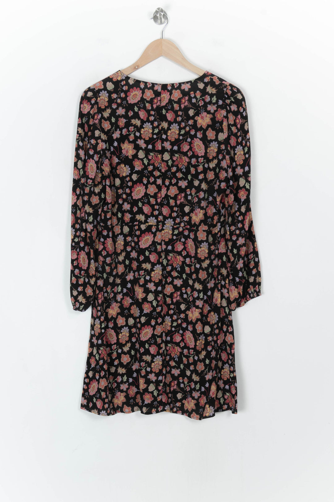 Robe Fleurie Noire et Rose - Taille M/38 de la marque Des petits hauts | PARAD121362 - Vendu par Paradigme - Image 5
