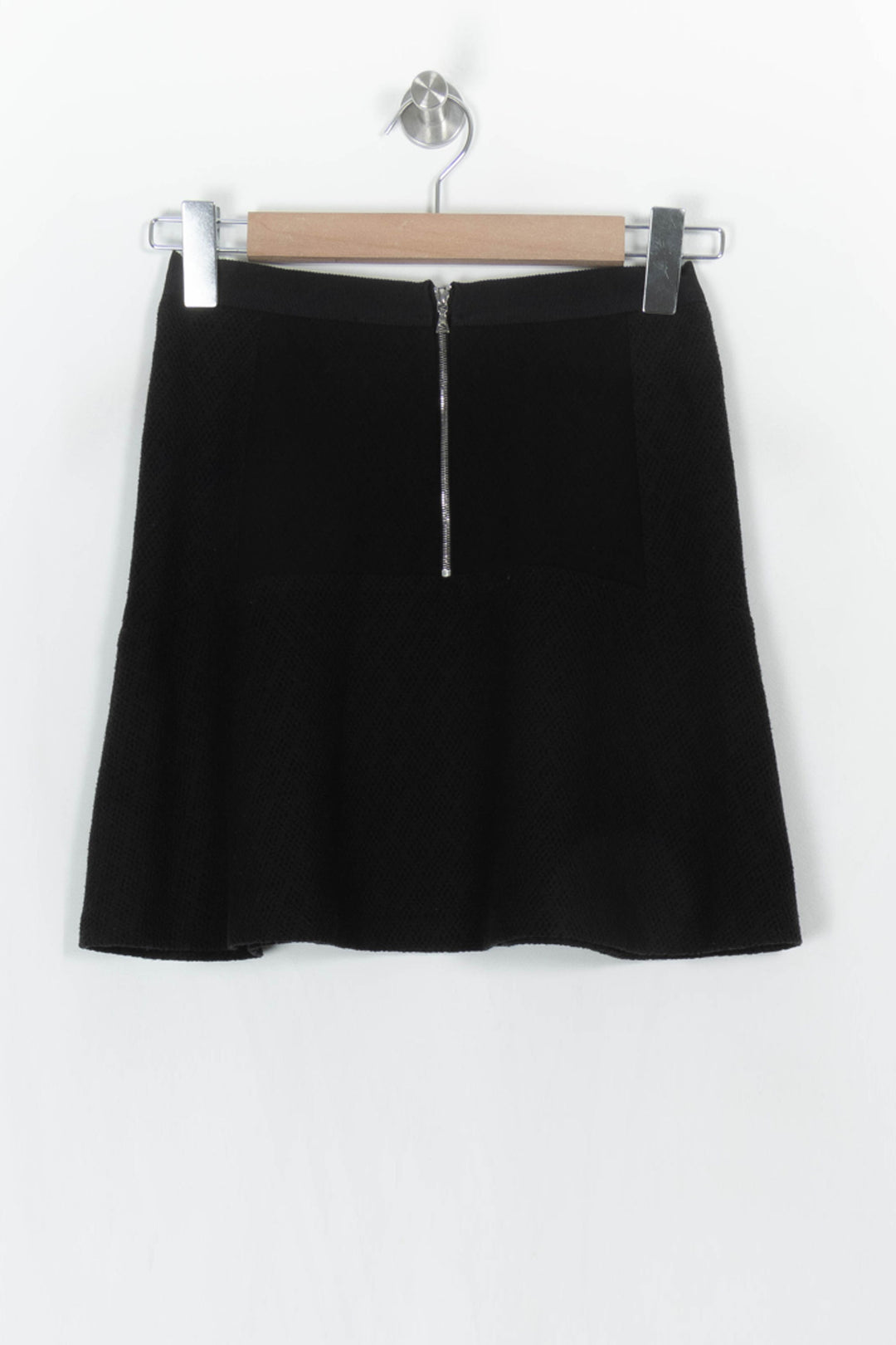 Jupe Évasée Noire - Taille S/36 de la marque Sandro | PARAD121364 - Vendu par Paradigme - Image 5