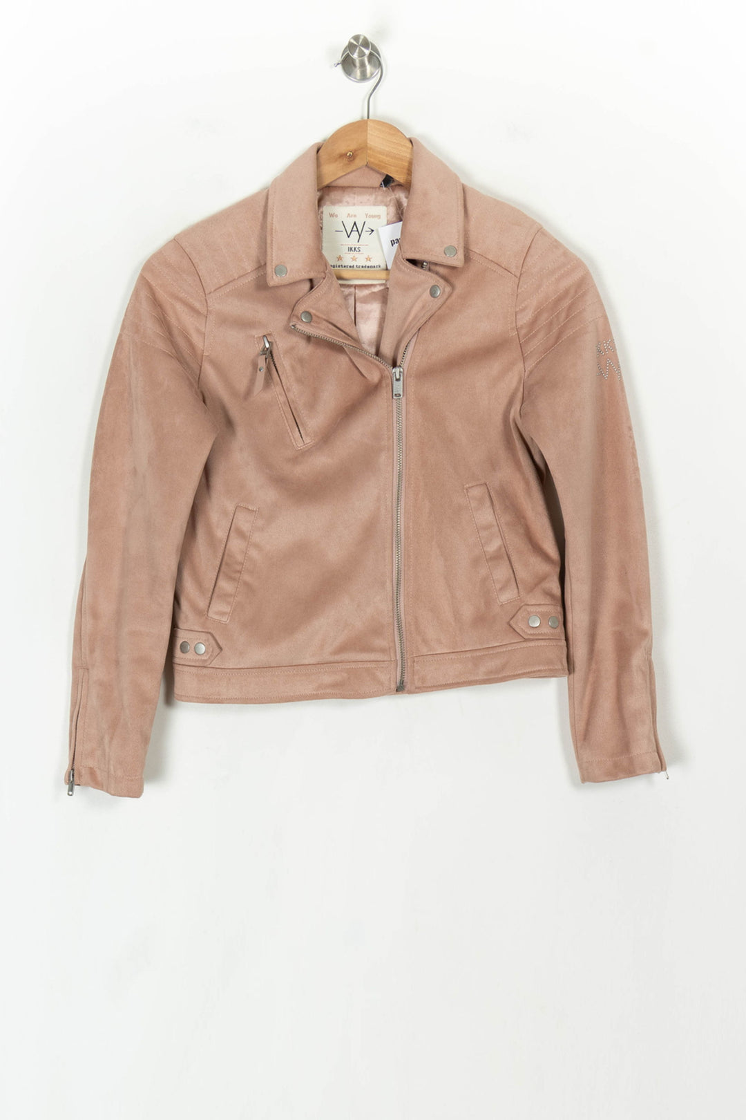 Veste Motard Rose - Taille XS/34 de la marque IKKS | PARAD121368 - Vendu par Paradigme - Image 2