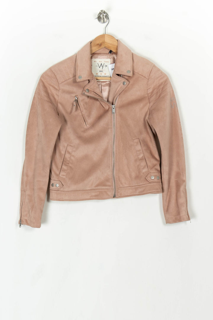 Veste Motard Rose - Taille XS/34 de la marque IKKS | PARAD121368 - Vendu par Paradigme - Image 2