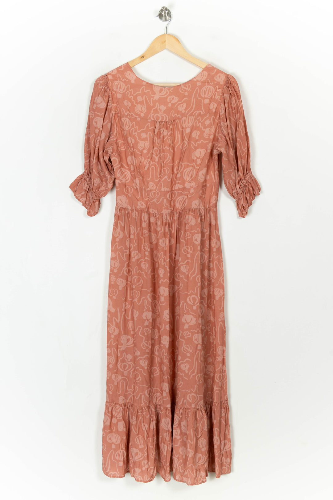 Robe Longue Rose - Taille L/40 de la marque Soi Paris | PARAD121371 - Vendu par Paradigme - Image 5