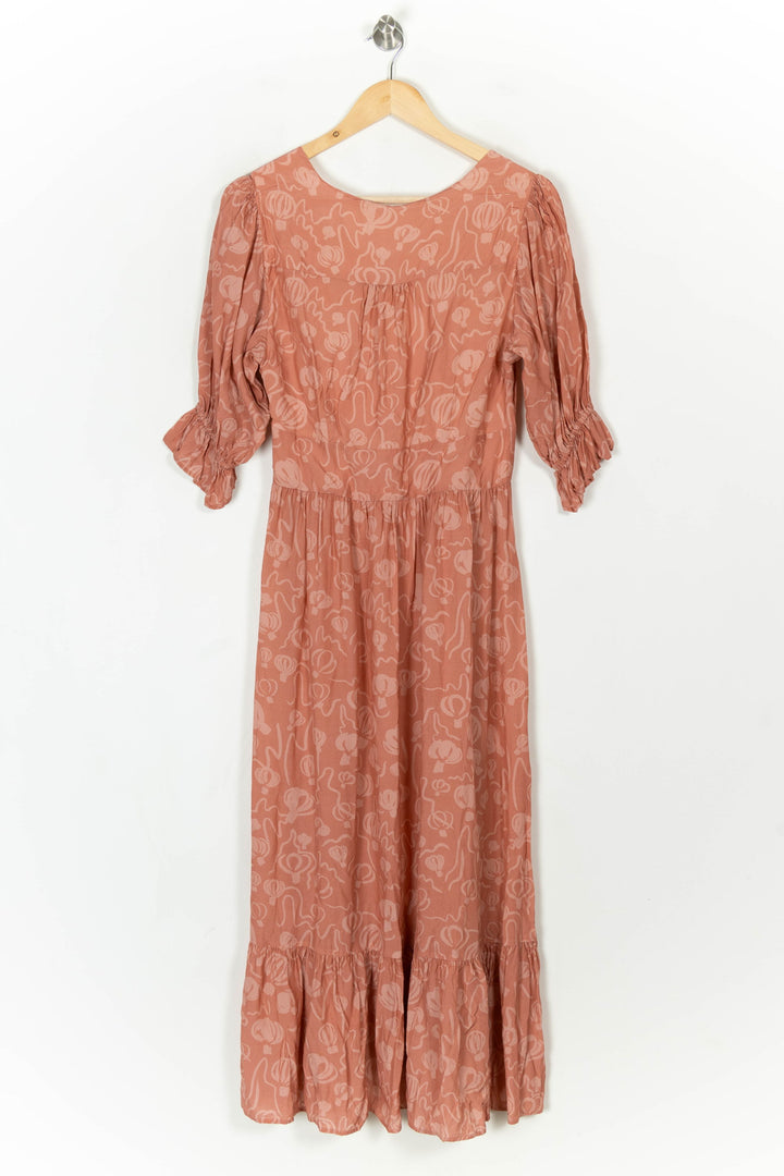 Robe Longue Rose - Taille L/40 de la marque Soi Paris | PARAD121371 - Vendu par Paradigme - Image 5
