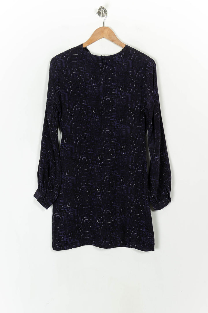Robe Droite Bleue - Taille L/40 de la marque Soi Paris | PARAD121373 - Vendu par Paradigme - Image 5