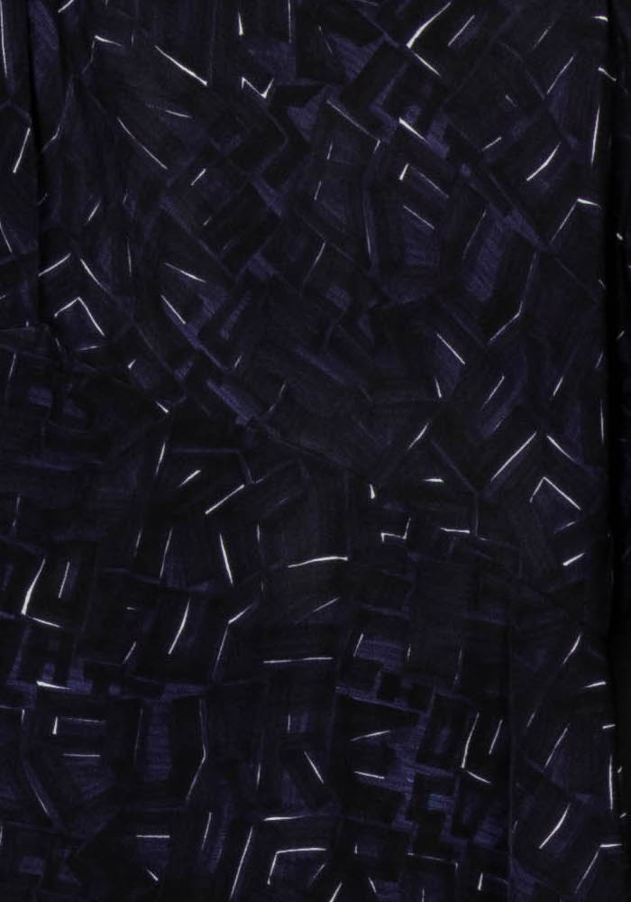 Robe Droite Bleue - Taille L/40 de la marque Soi Paris | PARAD121373 - Vendu par Paradigme - Image 3
