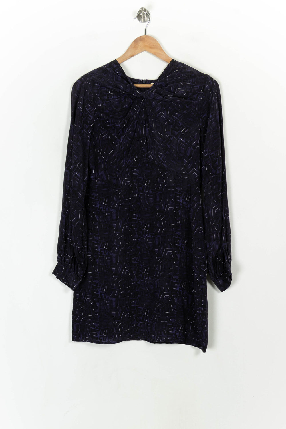 Robe Droite Bleue - Taille L/40 de la marque Soi Paris | PARAD121373 - Vendu par Paradigme - Image 2