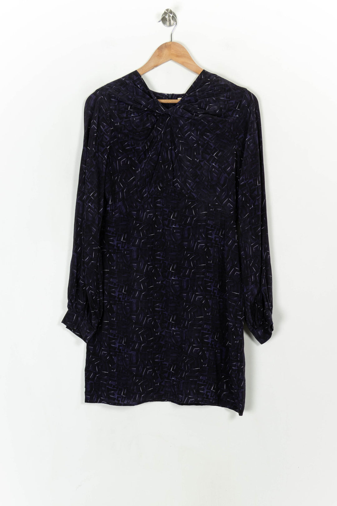 Robe Droite Bleue - Taille L/40 de la marque Soi Paris | PARAD121373 - Vendu par Paradigme - Image 2