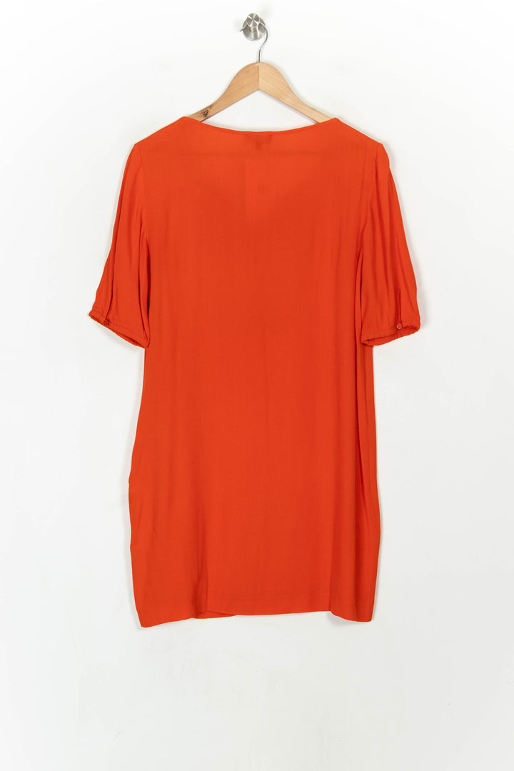 Robe Courte Rouge - Taille M/38 de la marque Caroll | PARAD121381 - Vendu par Paradigme - Image 5