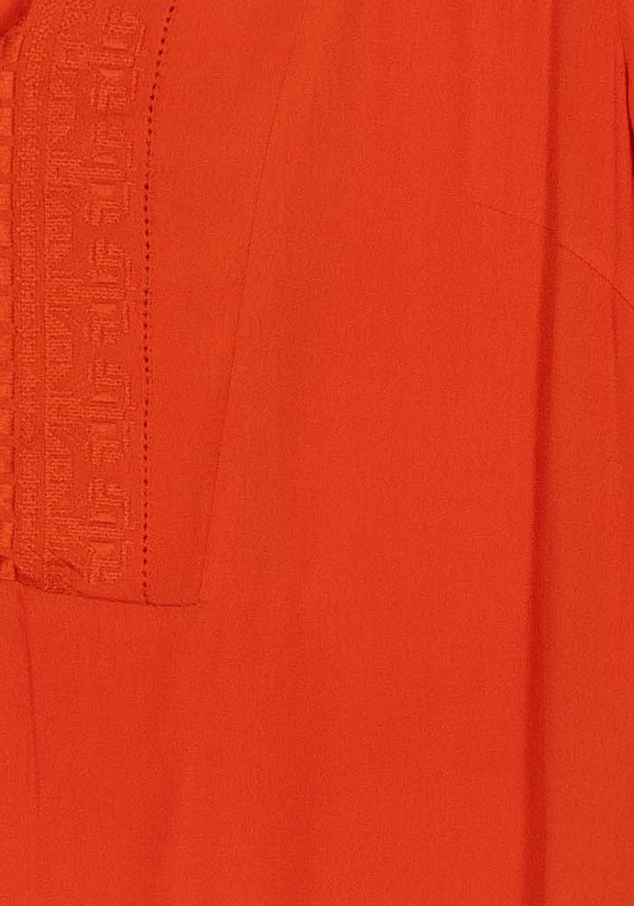 Robe Courte Rouge - Taille M/38 de la marque Caroll | PARAD121381 - Vendu par Paradigme - Image 3