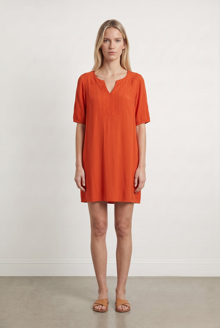 Robe Courte Rouge - Taille M/38 de la marque Caroll | PARAD121381 - Vendu par Paradigme - Image 1