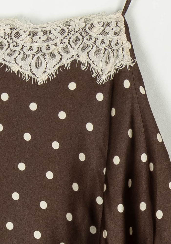 Caraco Marron et Blanc - Taille XS/34 de la marque Imperial | PARAD121383 - Vendu par Paradigme - Image 3