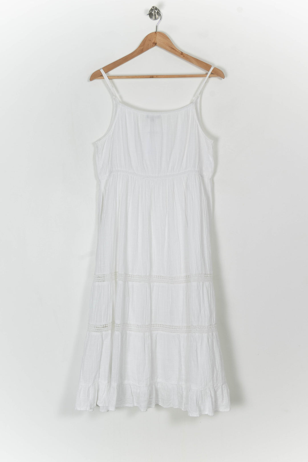 Robe Longue Blanche - Taille XL/42 de la marque Caroll | PARAD121386 - Vendu par Paradigme - Image 5