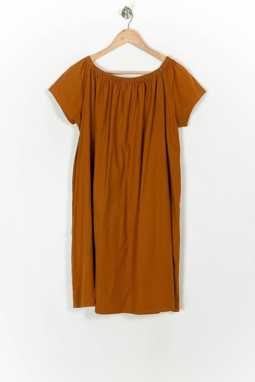 Robe Babydoll Marron - Taille L/40 de la marque American Vintage | PARAD121389 - Vendu par Paradigme - Image 5
