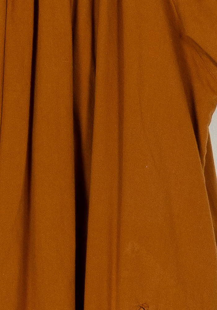 Robe Babydoll Marron - Taille L/40 de la marque American Vintage | PARAD121389 - Vendu par Paradigme - Image 3