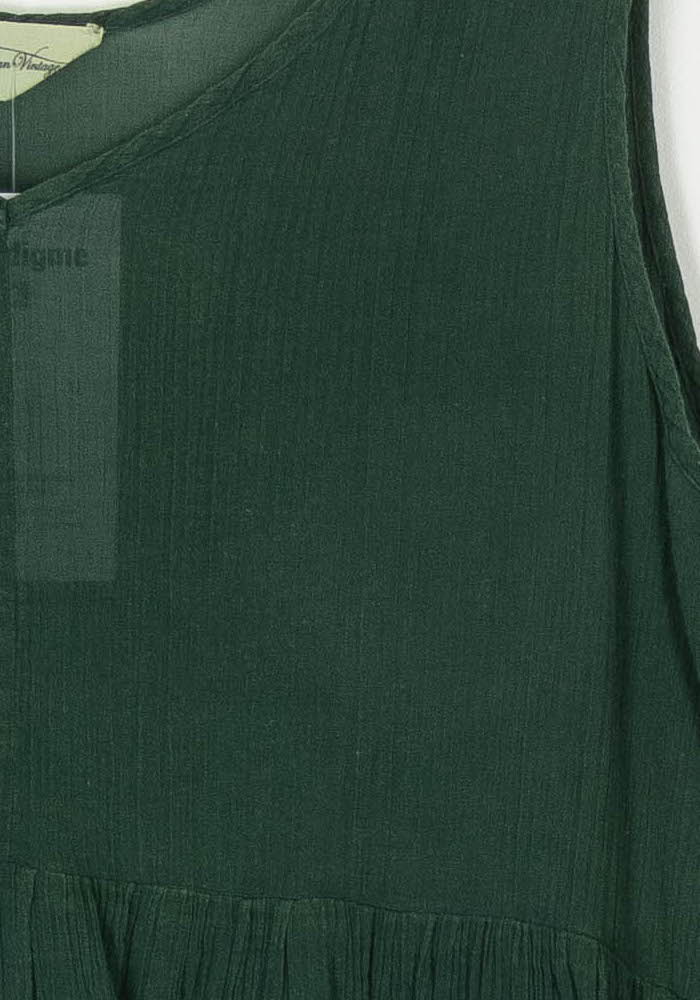 Robe Midi Verte - Taille L/40 de la marque American Vintage | PARAD121392 - Vendu par Paradigme - Image 3