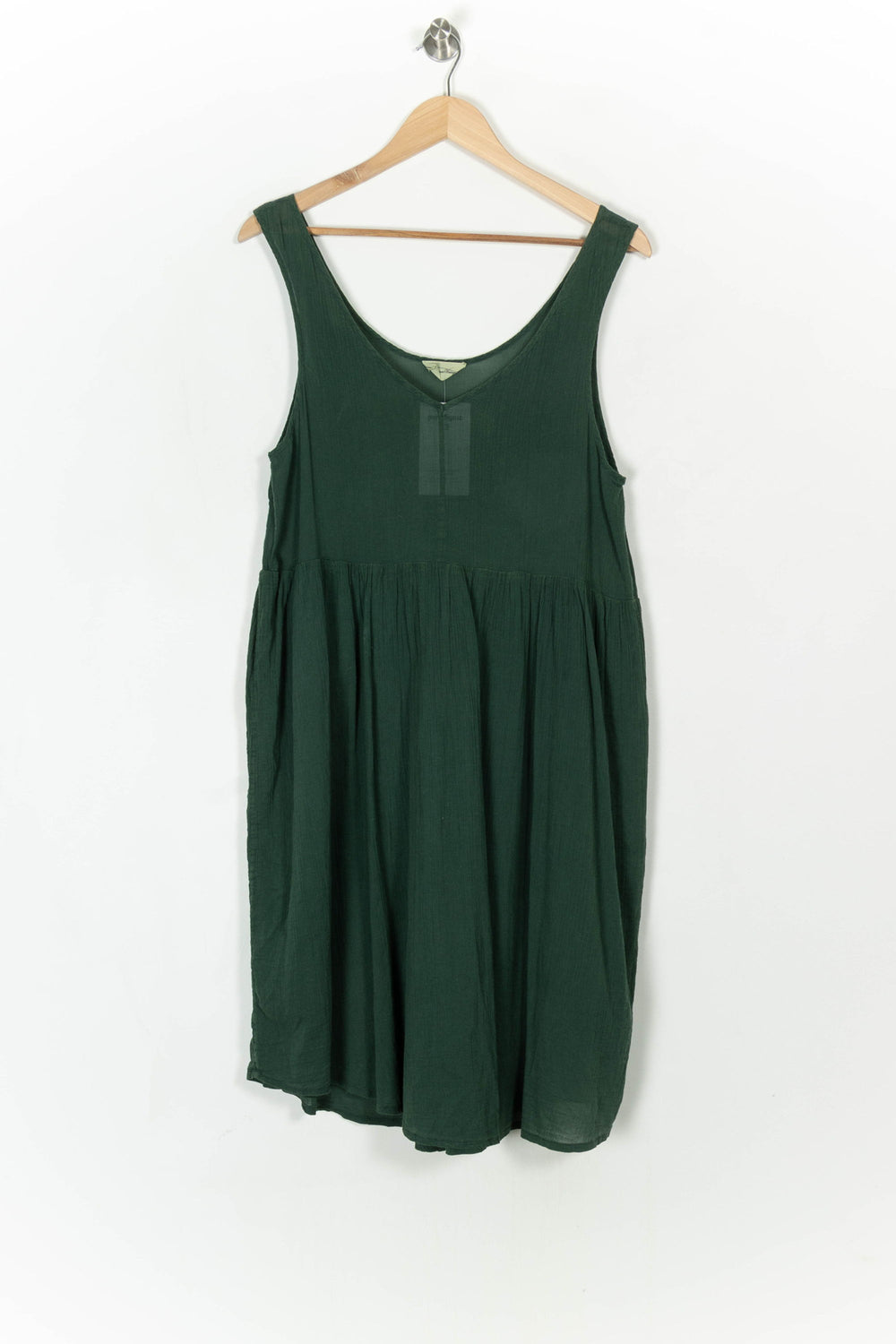 Robe Midi Verte - Taille L/40 de la marque American Vintage | PARAD121392 - Vendu par Paradigme - Image 2