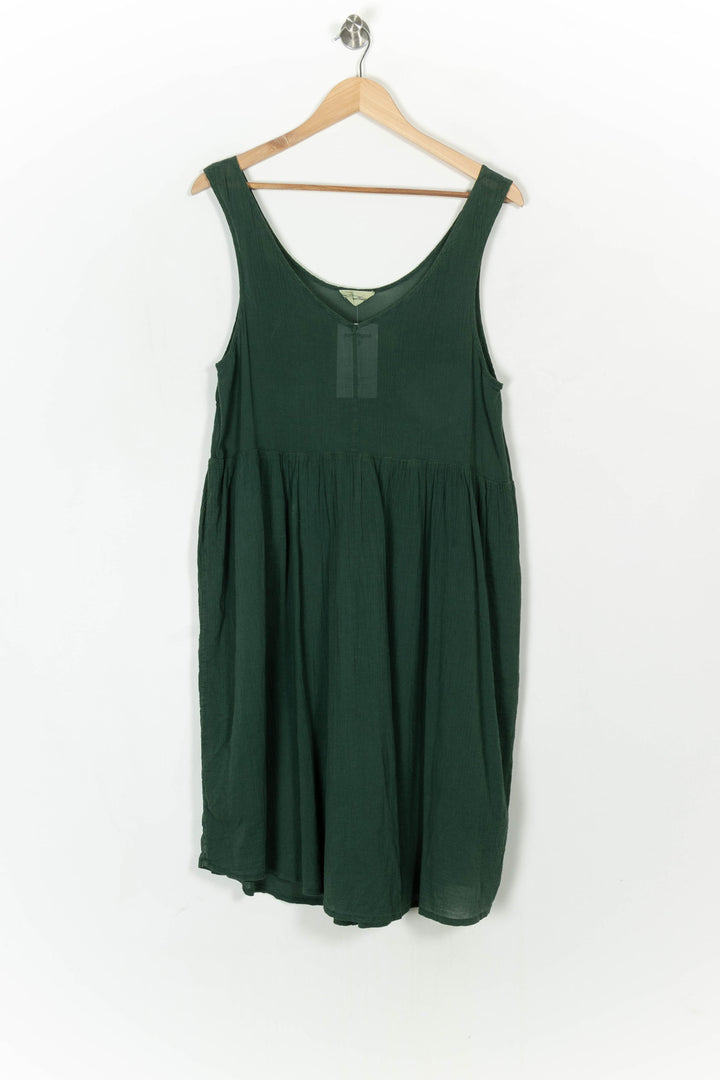 Robe Midi Verte - Taille L/40 de la marque American Vintage | PARAD121392 - Vendu par Paradigme - Image 2