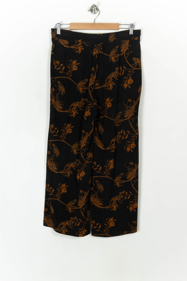 Pantalon Noir et Marron - Taille L/40 de la marque La Fée Maraboutée | PARAD121393 - Vendu par Paradigme - Image 5