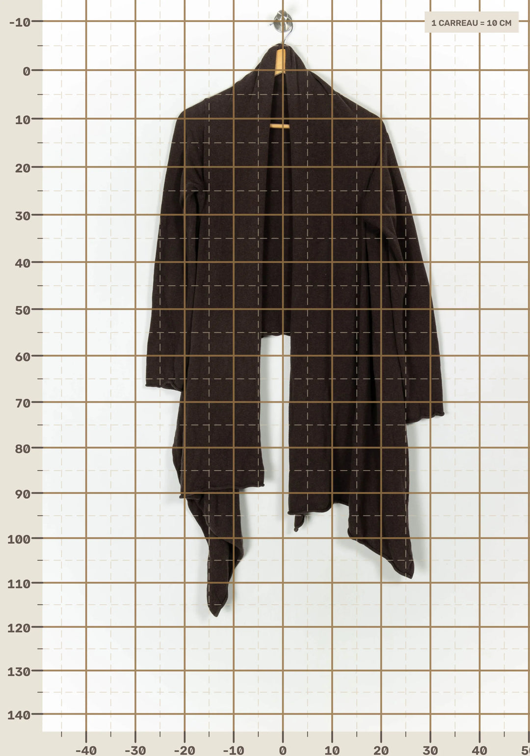 Cardigan Marron - Taille L/40 de la marque Ekyog | PARAD121395 - Vendu par Paradigme - Image 4