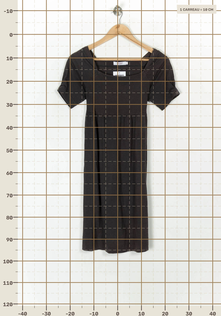 Robe Courte Marron - Taille M/38 de la marque Comptoir des Cotonniers | PARAD121397 - Vendu par Paradigme - Image 4