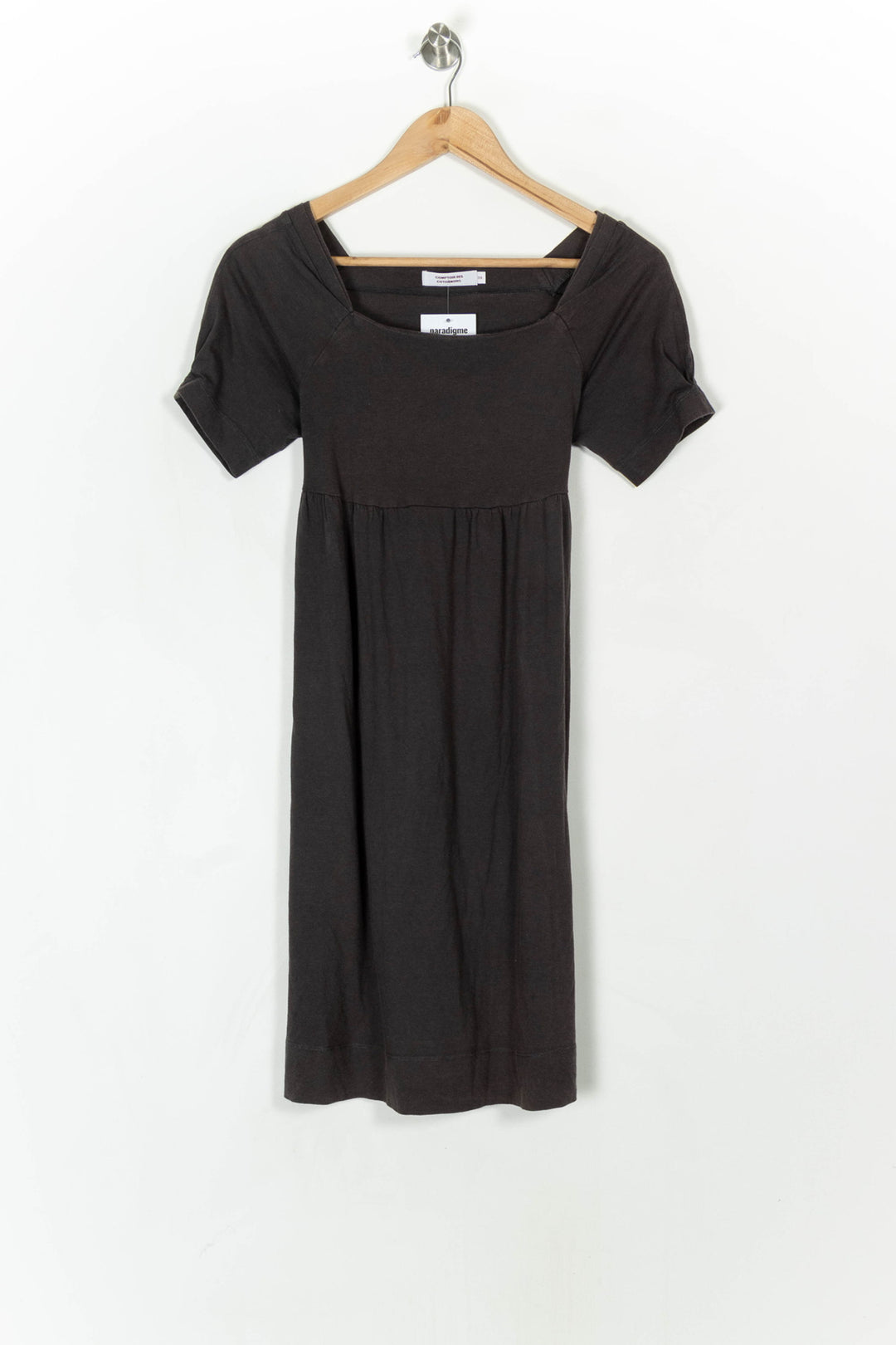 Robe Courte Marron - Taille M/38 de la marque Comptoir des Cotonniers | PARAD121397 - Vendu par Paradigme - Image 2