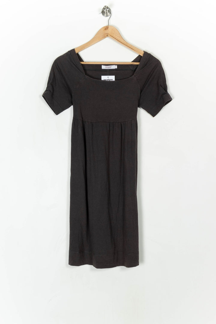 Robe Courte Marron - Taille M/38 de la marque Comptoir des Cotonniers | PARAD121397 - Vendu par Paradigme - Image 2