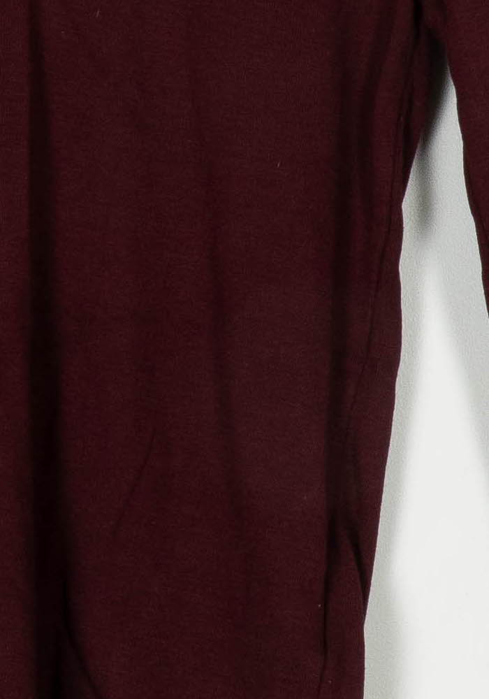 Tee-shirt manches longues Bordeaux - Taille S/36 de la marque Maison 123 | PARAD121398 - Vendu par Paradigme - Image 3