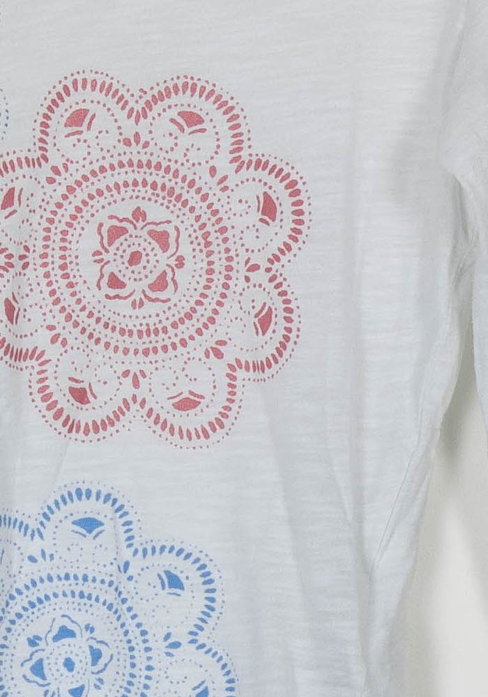 Tee-shirt Blanc et Bleu - Taille S/36 de la marque Levi&