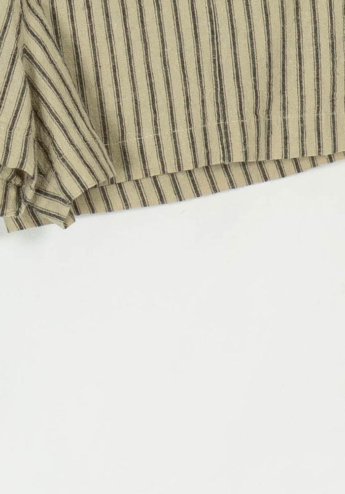 Short Rayé Beige et Noir - Taille XS/34 de la marque Emile &amp; Ida | PARAD121401 - Vendu par Paradigme - Image 3