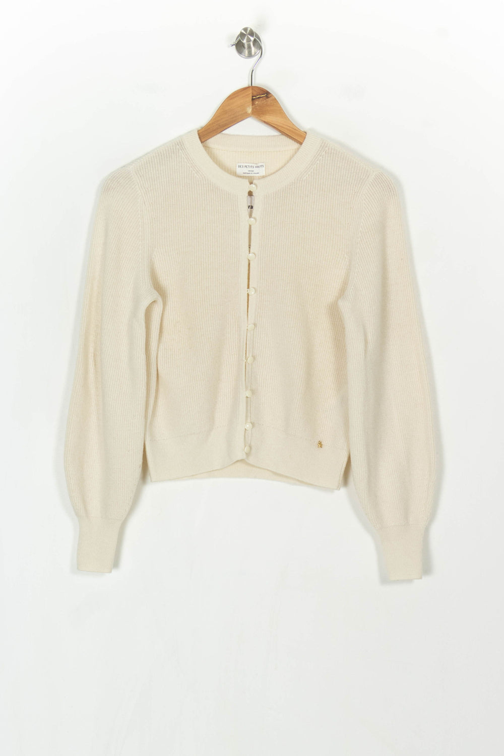 Cardigan Beige - Taille XS/34 de la marque Des petits hauts | PARAD121402 - Vendu par Paradigme - Image 2