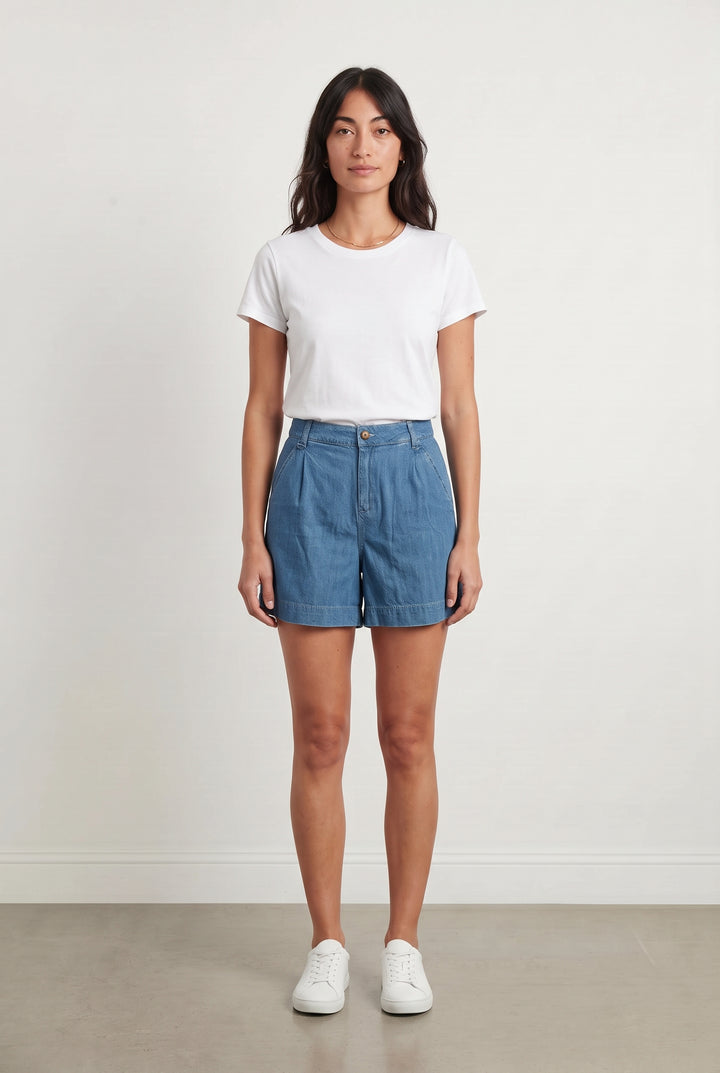 Short en Jean Bleu - Taille XS/34 de la marque Emile &amp; Ida | PARAD121403 - Vendu par Paradigme - Image 1