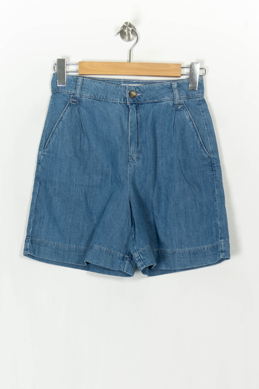 Short en Jean Bleu - Taille XS/34 de la marque Emile &amp; Ida | PARAD121403 - Vendu par Paradigme - Image 2