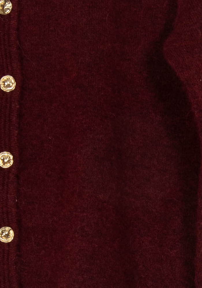 Cardigan Bordeaux - Taille S/36 de la marque Petite Mendigote | PARAD121404 - Vendu par Paradigme - Image 3