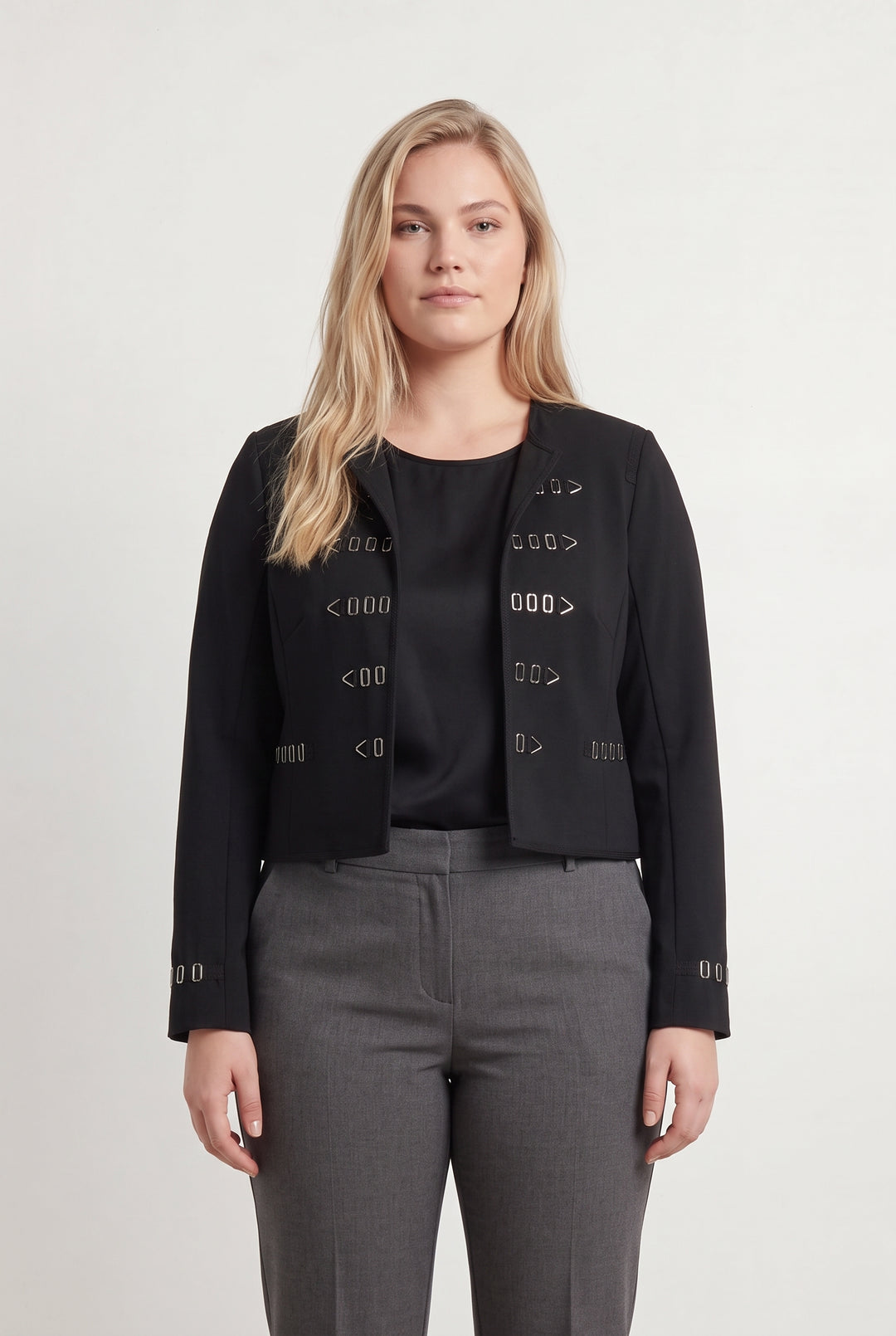 Veste Noire - Taille XXXL/46 de la marque Indies | PARAD121407 - Vendu par Paradigme - Image 1