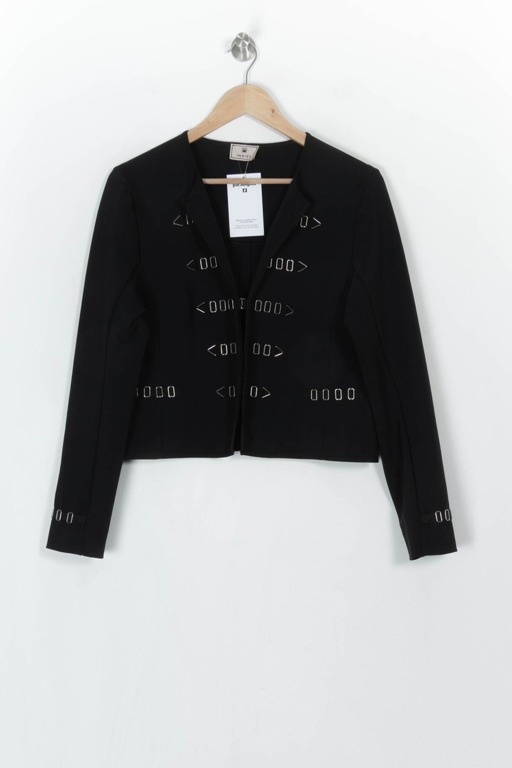 Veste Noire - Taille XXXL/46 de la marque Indies | PARAD121407 - Vendu par Paradigme - Image 2
