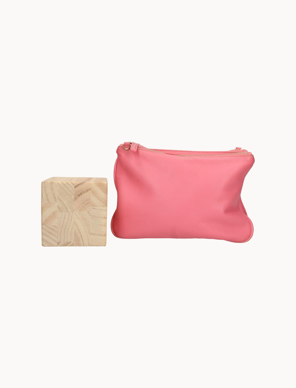 Sac à Bandoulière Rose - Taille T.U. de la marque Sandro | PARAD121410 - Vendu par Paradigme - Image 2