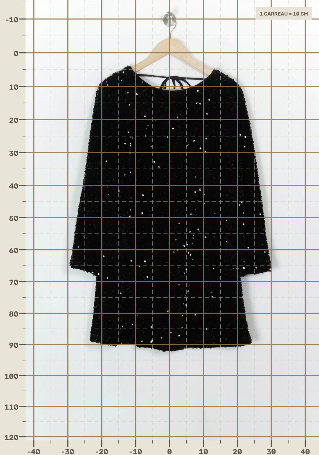 Robe Courte Noire - Taille S/36 de la marque Grace &amp; Mila | PARAD121413 - Vendu par Paradigme - Image 4