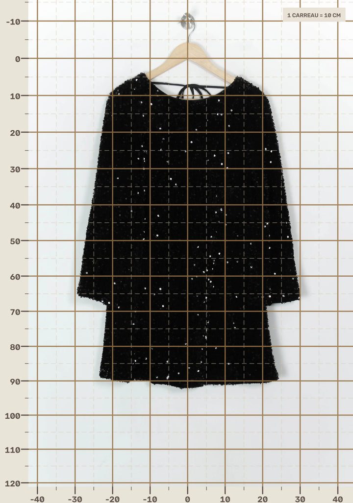 Robe Courte Noire - Taille S/36 de la marque Grace &amp; Mila | PARAD121413 - Vendu par Paradigme - Image 4