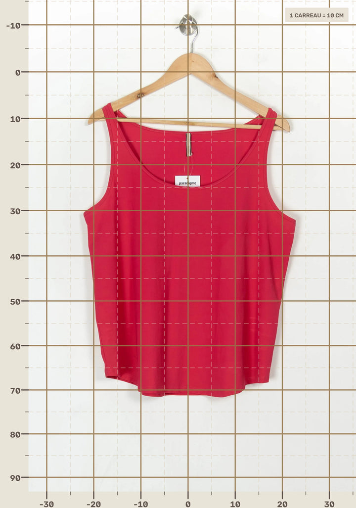 Débardeur Rose - Taille XXXL/46 de la marque Indies | PARAD121415 - Vendu par Paradigme - Image 4