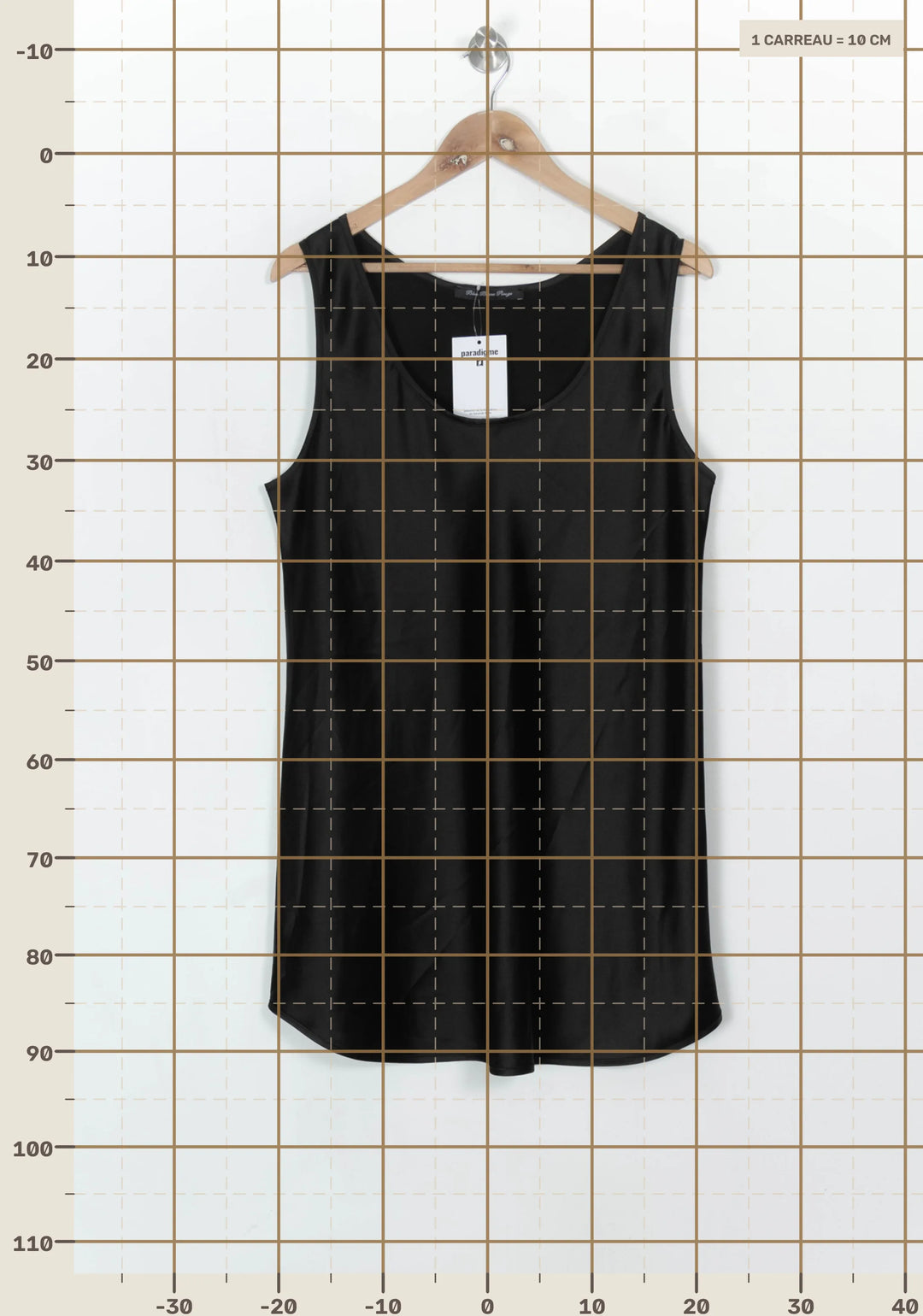 Débardeur Noir - Taille XXL/44 de la marque Bleu Blanc Rouge | PARAD121416 - Vendu par Paradigme - Image 4