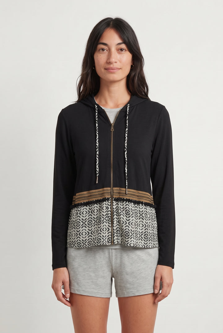 Veste Noire et Blanche - Taille M/38 de la marque Bleu Blanc Rouge | PARAD121417 - Vendu par Paradigme - Image 1