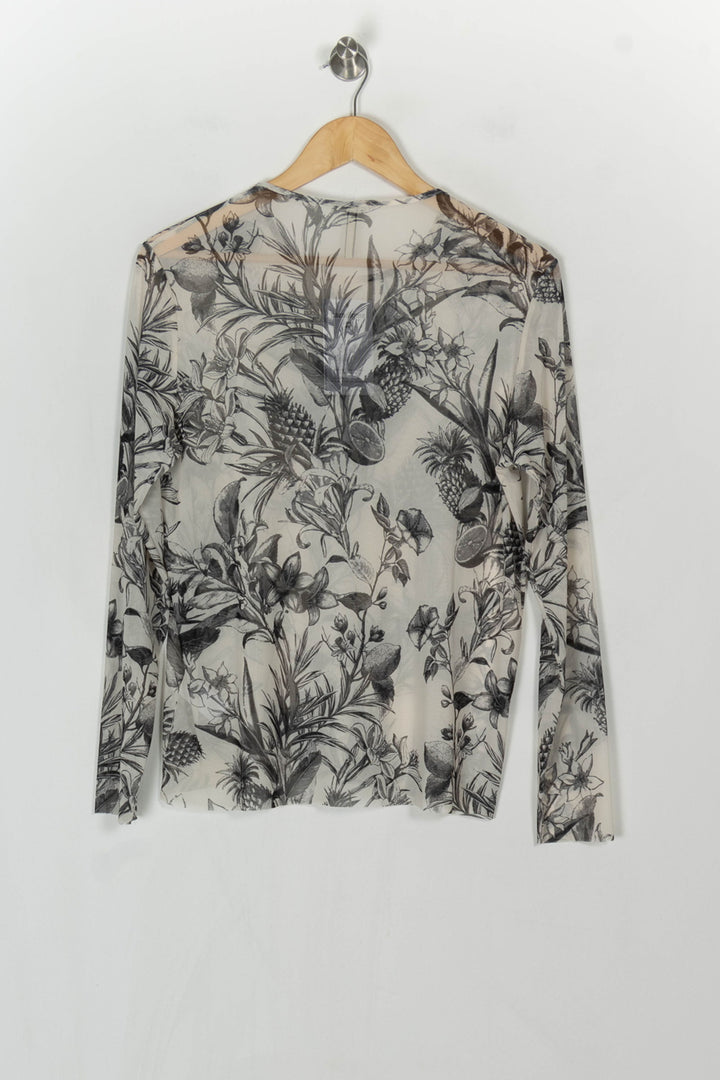 Blouse Blanche et Noire - Taille XL/42 de la marque Indies | PARAD121419 - Vendu par Paradigme - Image 5