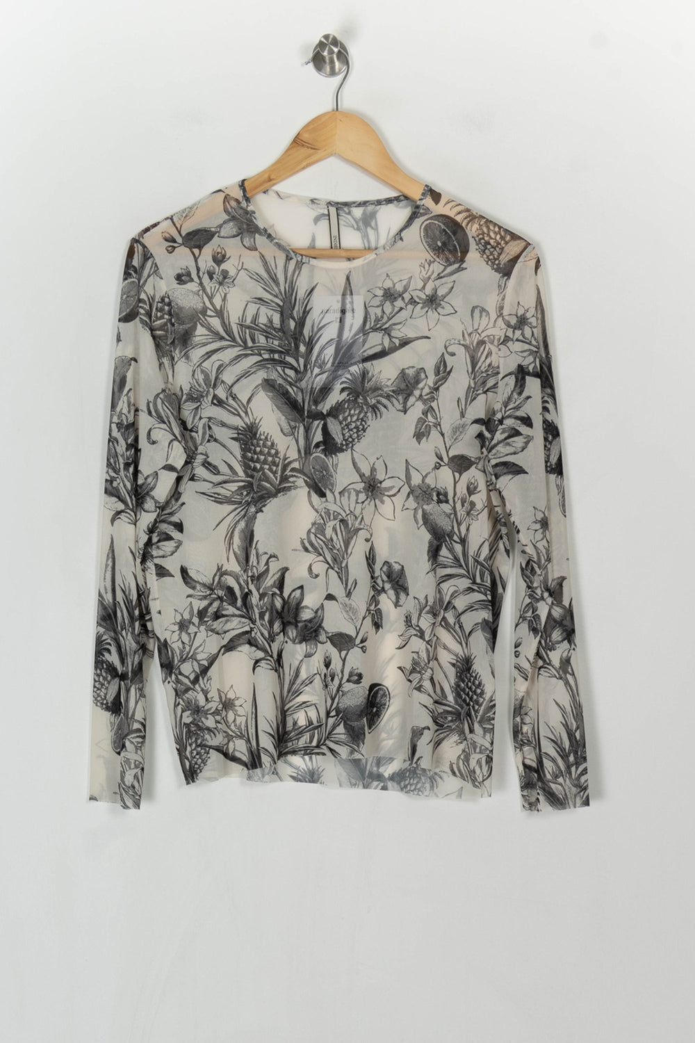Blouse Blanche et Noire - Taille XL/42 de la marque Indies | PARAD121419 - Vendu par Paradigme - Image 2