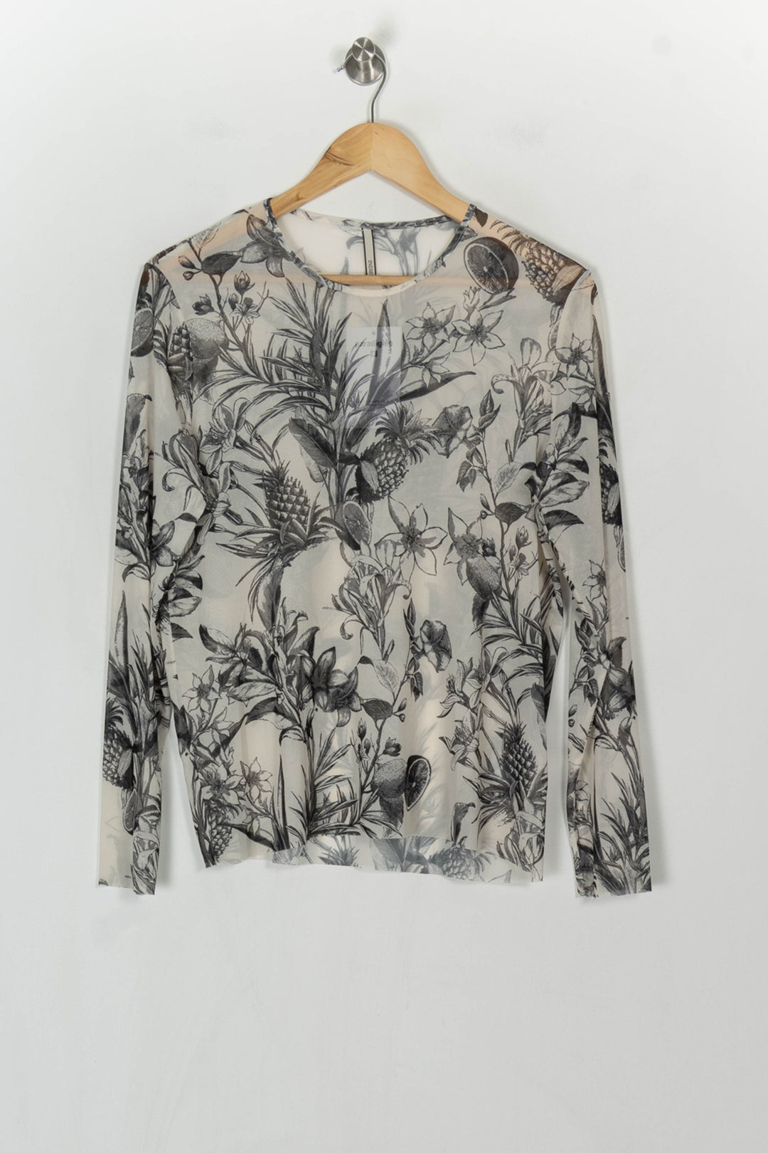Blouse Blanche et Noire - Taille XL/42 de la marque Indies | PARAD121419 - Vendu par Paradigme - Image 2