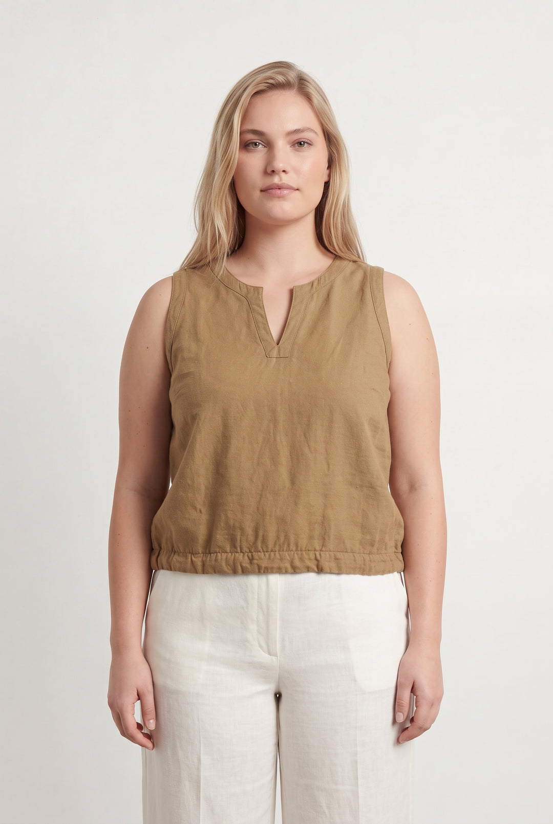 Débardeur Beige - Taille XL/42 de la marque Bleu Blanc Rouge | PARAD121420 - Vendu par Paradigme - Image 1