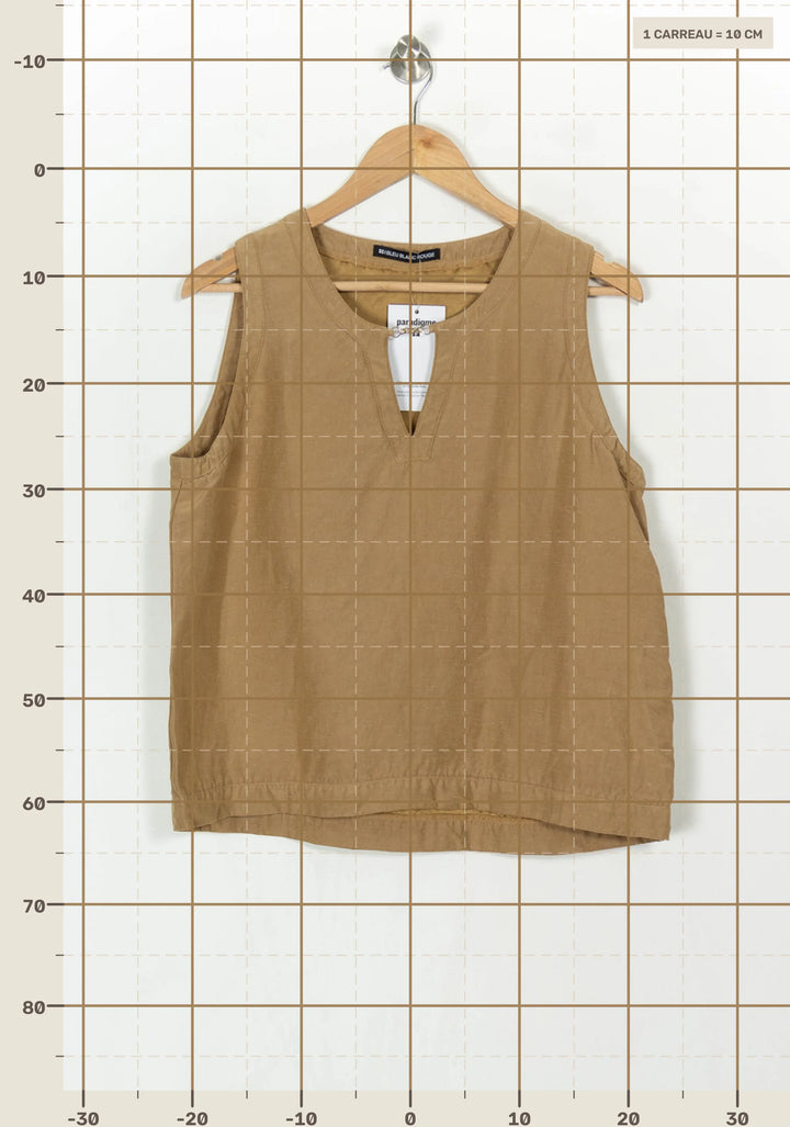 Débardeur Beige - Taille XL/42 de la marque Bleu Blanc Rouge | PARAD121420 - Vendu par Paradigme - Image 4