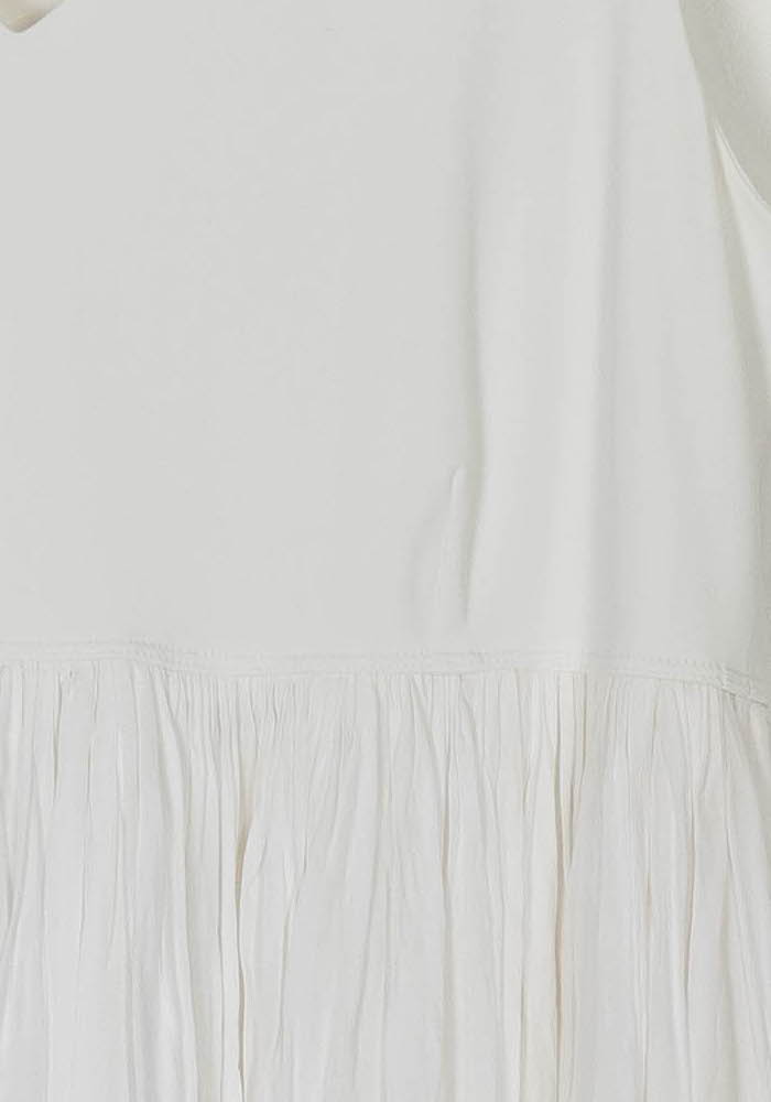 Robe Midi Blanche - Taille XL/42 de la marque Indies | PARAD121425 - Vendu par Paradigme - Image 3